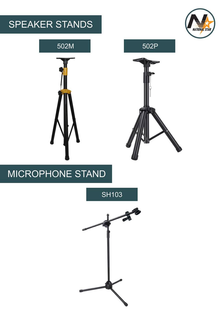 National Star Speaker and Mic Stands
