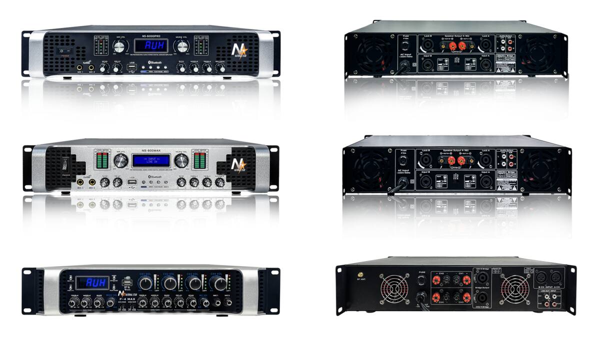 NS-6000 and NS-4000 Karaoke Amplifiers