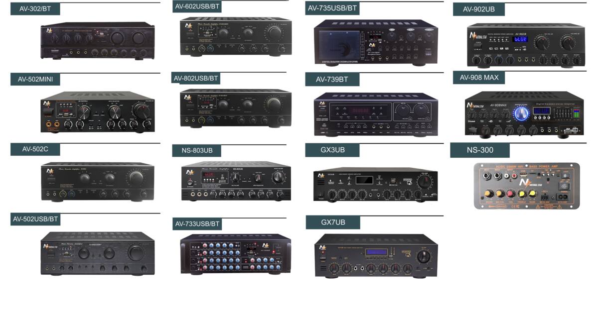 AV Karaoke Amplifier Series