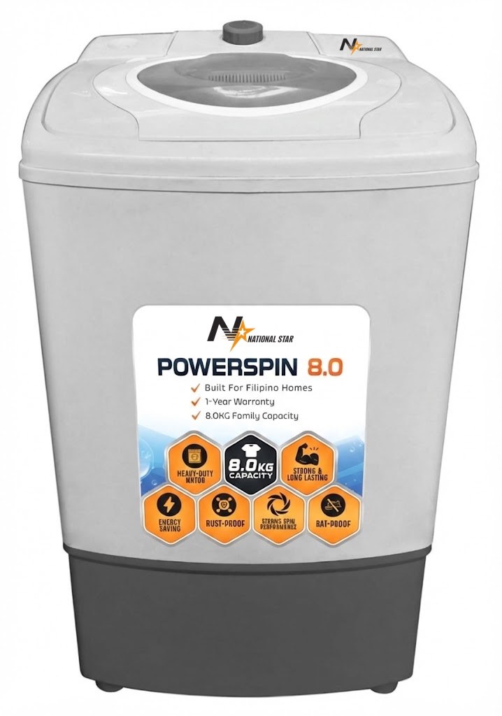 National Star POWERSPIN 8.0 Spin Dryer