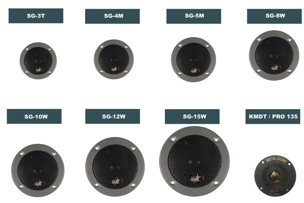 SG Series Speaker Drivers
