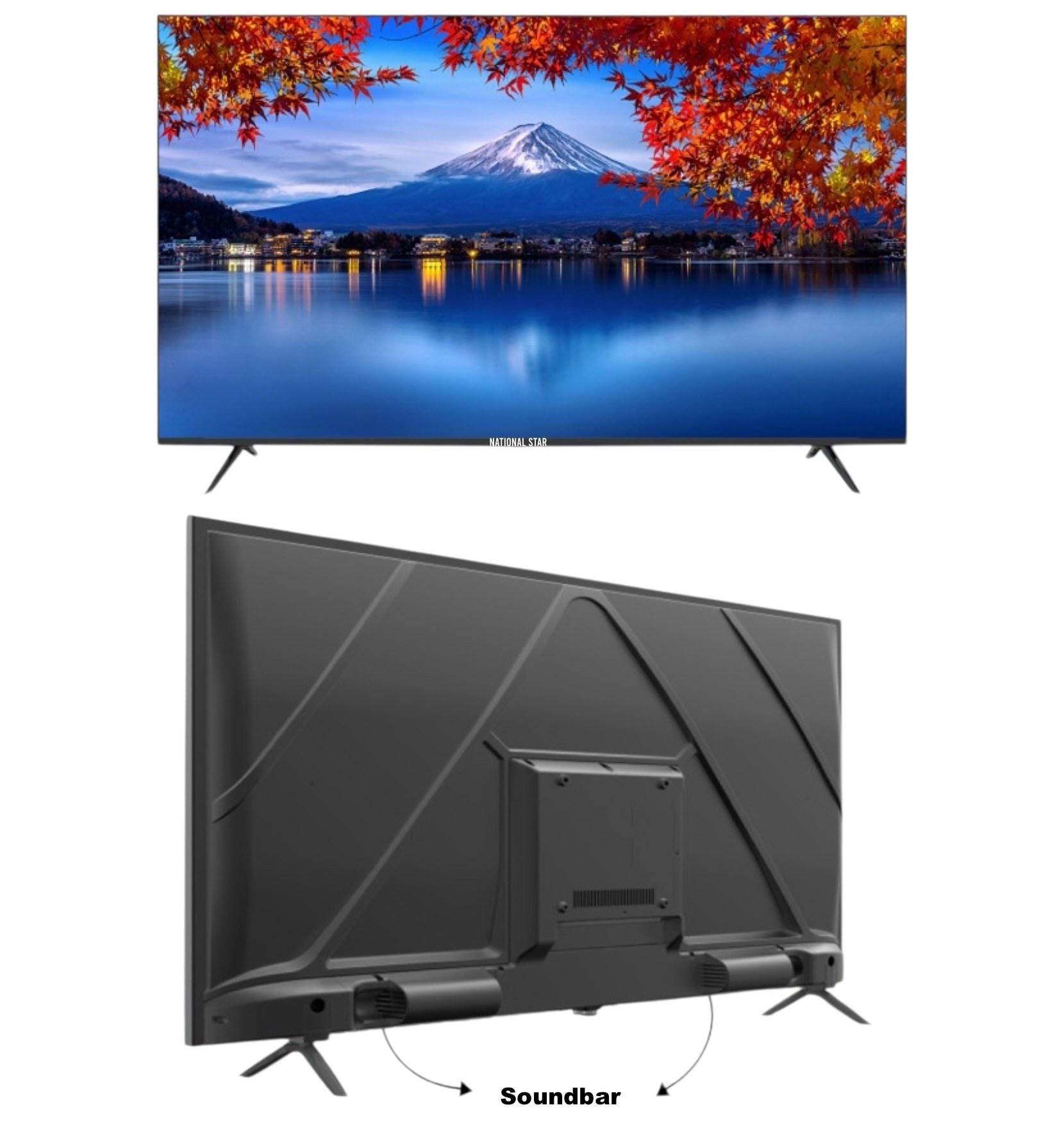 Frameless LED TV with Sound Bar — National Star